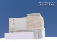 建築模型で光の入り方を検討1