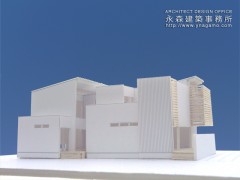 建築模型で光の入り方を検討2