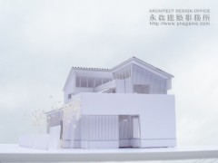 学生さんによる建築模型の完成