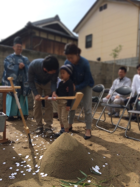 地鎮祭！