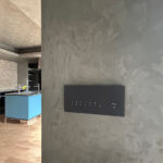 モルタル仕上げの室内壁